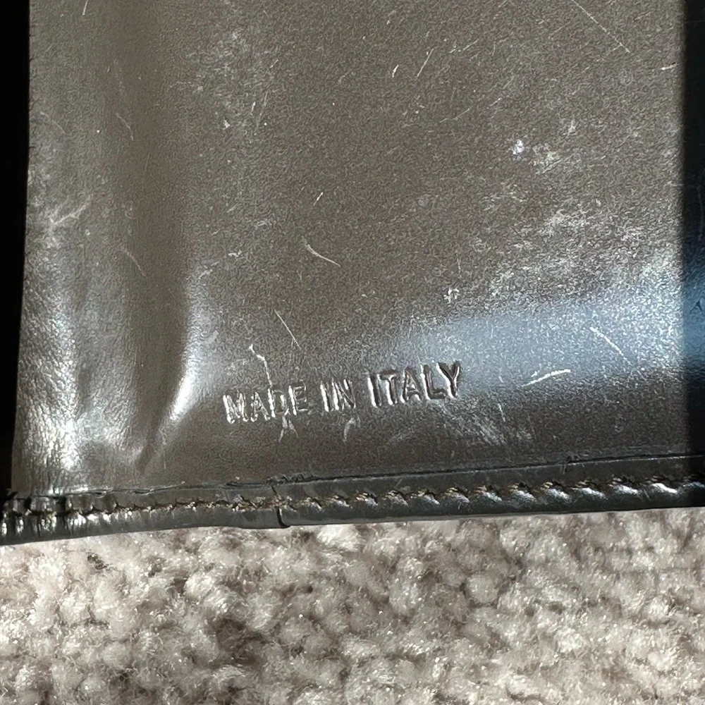 Prada Wallet - Spazzolato Portafoglio in Color Gray Smog with authenticity card - Picture 14 of 16